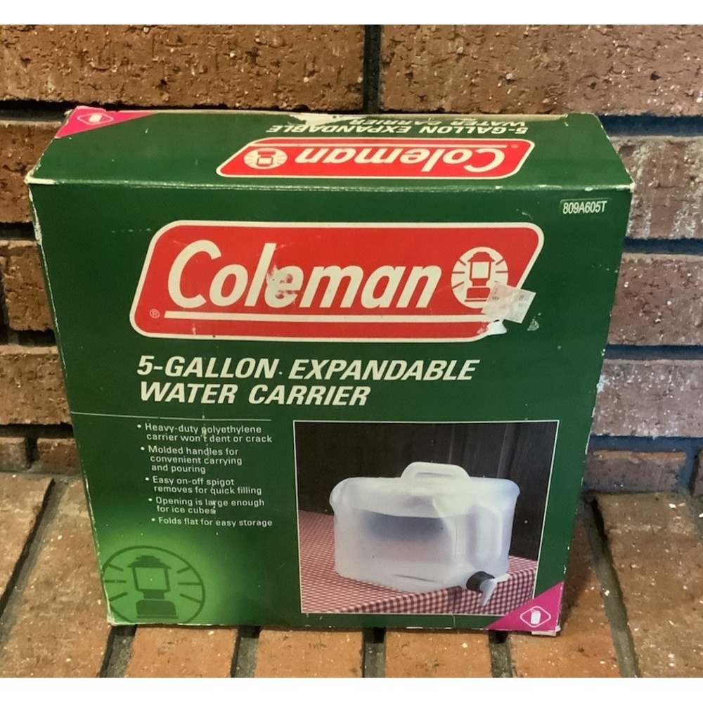 Coleman 5 Gallon Expandable Water Carrier 809A605T